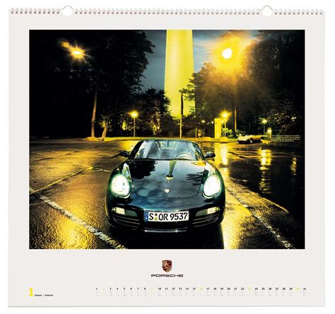 Porsche Calendar - Car Body Design