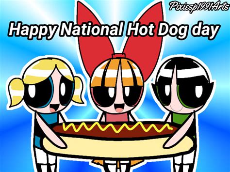 National Hot Dog day 2023 by pixiesp1991arts on DeviantArt