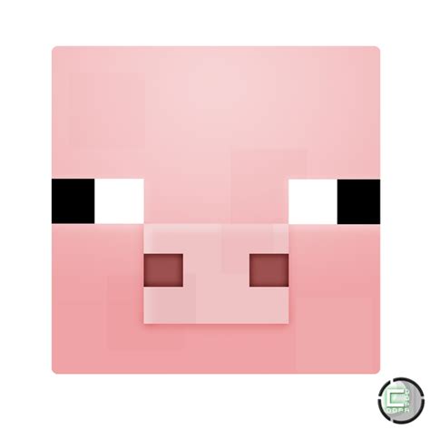 Minecraft - Pig Head Icon by CoopaD on DeviantArt