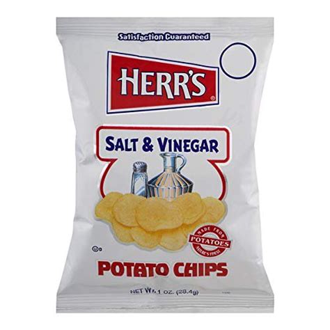 Herr's Salt & Vinegar Potato Chips 1 oz (pack of 42 bags) - Walmart.com - Walmart.com