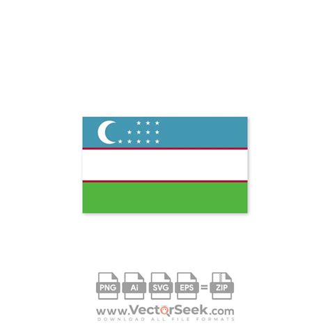 Uzbekistan Flag Vector - (.Ai .PNG .SVG .EPS Free Download)