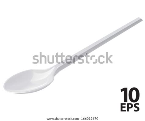 Plastic Spoon Isolated Vector Illustration Stock Vector (Royalty Free) 166012670 | Shutterstock