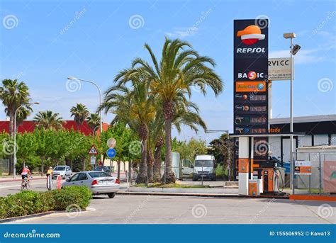 Repsol Gas Station. Repsol Is A Spanish Multinational Oil And Gas Company Editorial Image ...