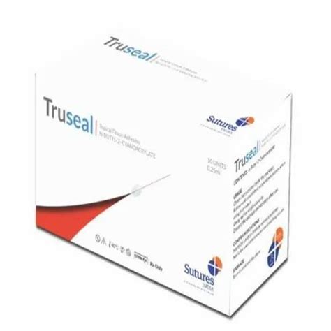 Truseal 10 Units 0.25ml Topical Tissue Adhesive for Surgical Skin Closure Box, TSL 250 at Rs ...