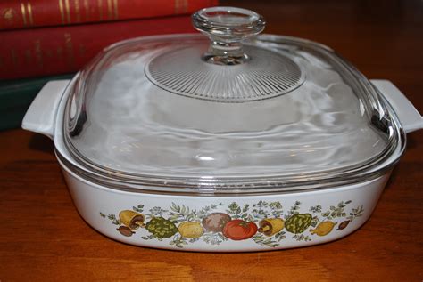 Corning Ware Spice of Life Pattern Casserole with Lid