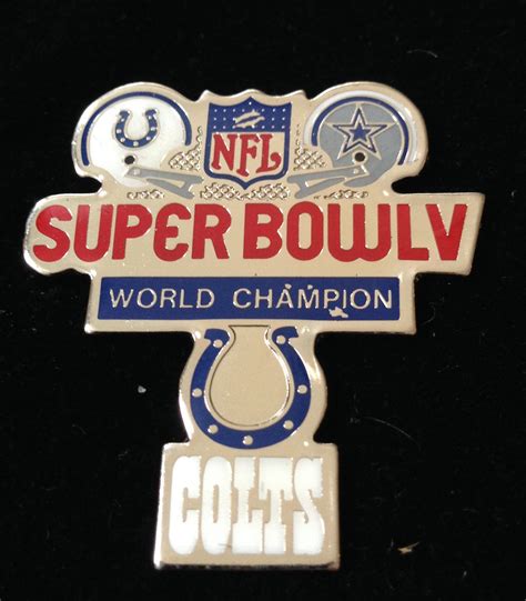 Rare Indianapolis Colts vs Dallas Cowboys Super Bowl V Championship ...