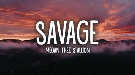 Megan Thee Stallion - Savage (Lyrics) - YouTube Music