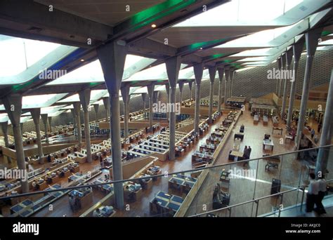 Interior of the Library of Alexandria, Egypt Stock Photo - Alamy