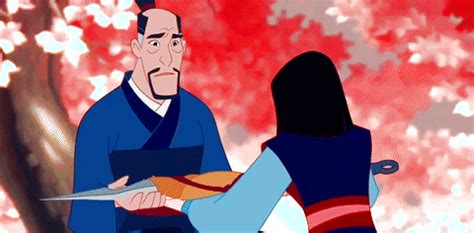 animated-disney-gifs: harleyquinnstuff-posts: Mulan (1998) Ending Scene