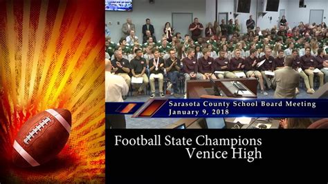 Venice High School Florida Football State Champions : Sarasota County ...