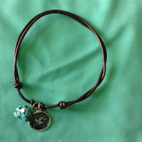 76% off jcpenney Jewelry - ️JCPenny Leather Charm Bracelet ️ from Sam's closet on Poshmark