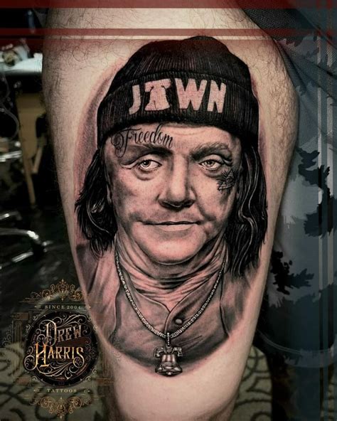 evil benjamin franklin tattoos - tattooshopsannapolismd