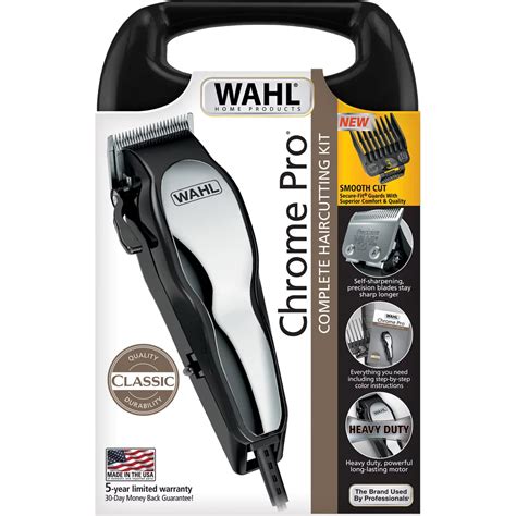 Wahl Chrome Pro Haircutting Clipper Kit | Men's Grooming Accessories | Beauty & Health | Shop ...