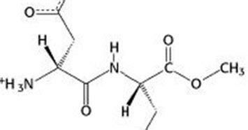 Bio Gallery: Aspartame Molecular Structure