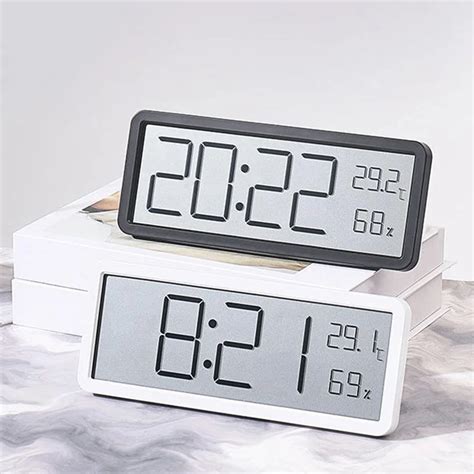 LCD-Screen-Digital-Wall-Clock-Time-Temperature-Humidity-Display ...