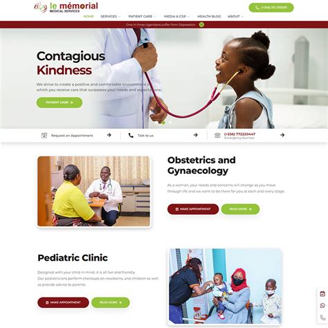 le mémorial Medical Services - WordPress Experts UG