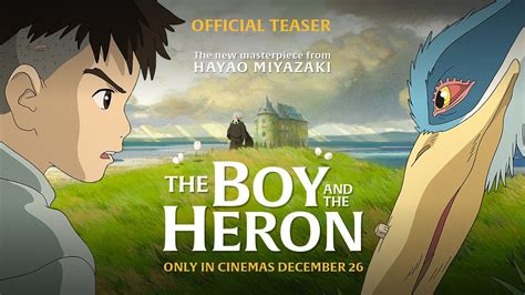 THE BOY AND THE HERON - Official UK Teaser Trailer (2023) - YouTube