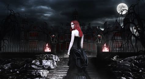 Vampires, fantasy art, spooky, Gothic HD wallpaper | Wallpaper Flare