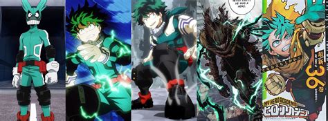 Deku was the character with most change in his costume from MHA, which is your favorite? : r ...