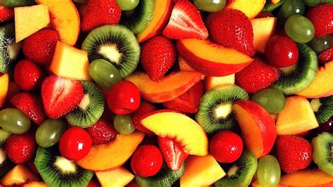 HD wallpaper: Fresh Fruit HD, kiwi, strawberry | Wallpaper Flare