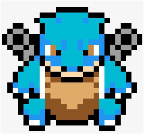 Blastoise - Pixel - 1184x1184 PNG Download - PNGkit