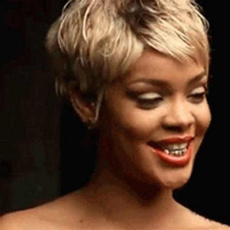 Rihanna Grill GIF - Rihanna Grill Smile - Discover & Share GIFs