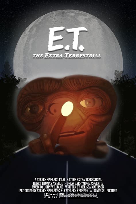ArtStation - E.T.- Movie Poster concept
