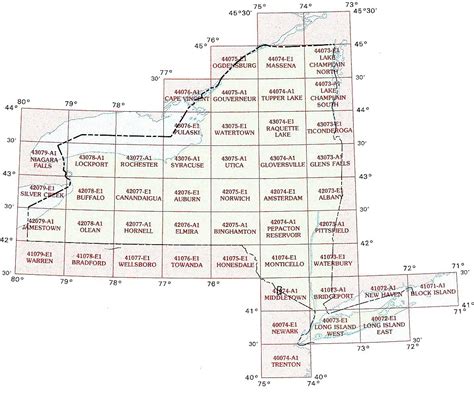 Latitude And Longitude Map Of New York State - Darsey Florentia