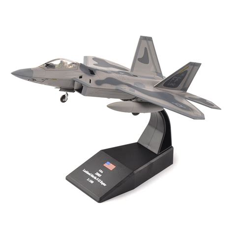 USAF Lockheed Martin F-22 Raptor Diecast Model Aircraft