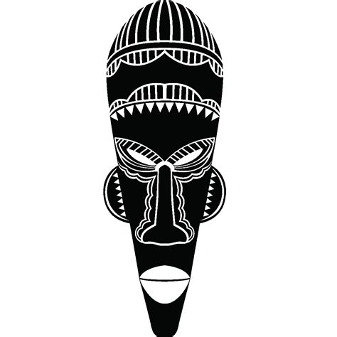 Nom de famille fracture bijoux logo masque africain récupération clé électrode