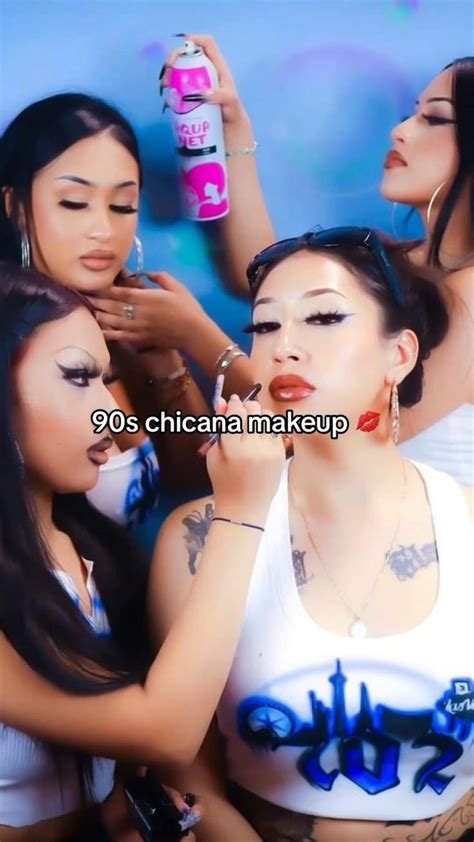 90s chicana makeup in 2024 | Makeup tutorial, Makeup routine, Chicana ...