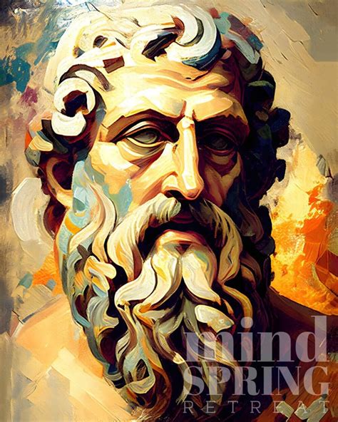 Plato Oil Painting Art Print Portrait POSTER Philosophy - Etsy