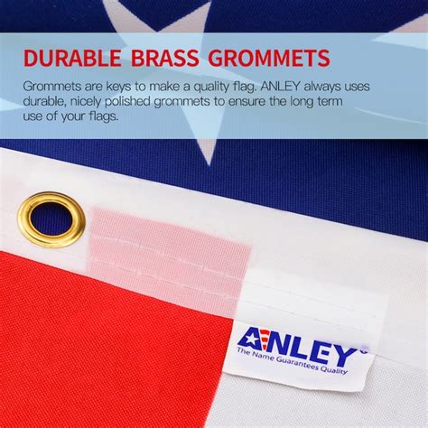 Anley USA Flags 2-Pack 5-ft W x 3-ft H American Flag in the Decorative Banners & Flags ...