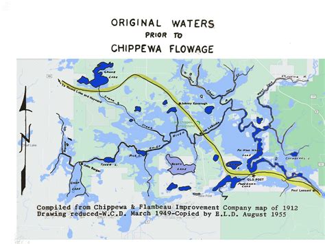 Lake Chippewa Flowage Maps