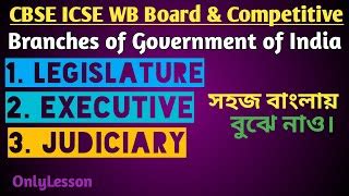 Branches of Govt of India | সরকারের বিভাগ সমূহ | CBSE ... | Doovi