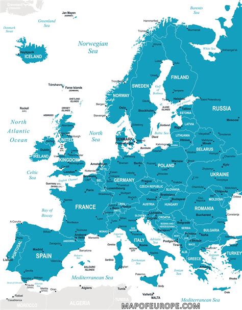 Europe Map 2018 | Map of Europe | Europe Map