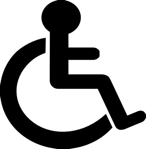 Disability Sign clip art Free vector in Open office drawing svg ( .svg ) vector illustration ...