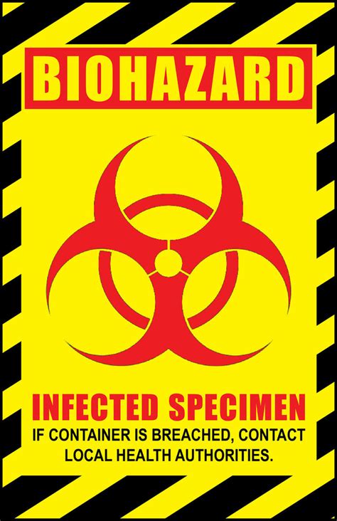 Propnomicon: Biohazard Specimen Label