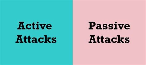 Difference Between Active and Passive Attacks (with Comparison Chart) - Tech Differences