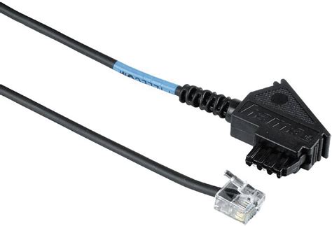 Basetech DSL Cable [1x TAE-F plug - 1x RJ12 6p6c plug] 3.00 m Black | Conrad.com