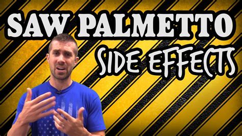 Saw Palmetto Side Effects - YouTube