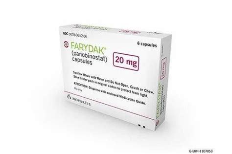 Farydak Panobinostat Capsule at Rs 500/box | Anti Cancer Drug in Nagpur | ID: 22253051891