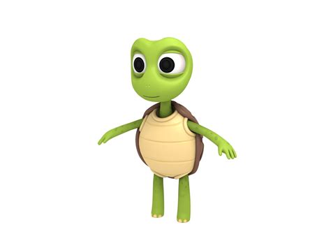 Turtle Character — BariaCG 3d cartoon model 3d Cartoon, Cartoon Styles, Zoo Toys, Tortoise ...