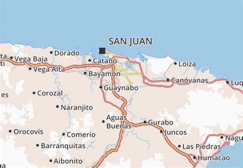 MICHELIN-Landkarte Mansiones de Río Piedras - Stadtplan Mansiones de Río Piedras - ViaMichelin