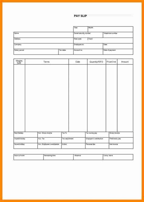 1099 Pay Stub Template Excel New 8 Fillable Pay Stub | Payroll checks, Business template ...