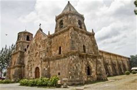 Miag Ao Church in Iloilo is an example of baroque architecture from the Spanish colonial times ...