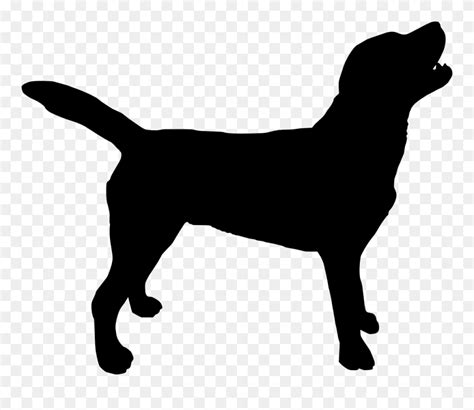 Dog Silhouette Png Free - Dog Silhouette No Background Clipart (#396079) - PinClipart