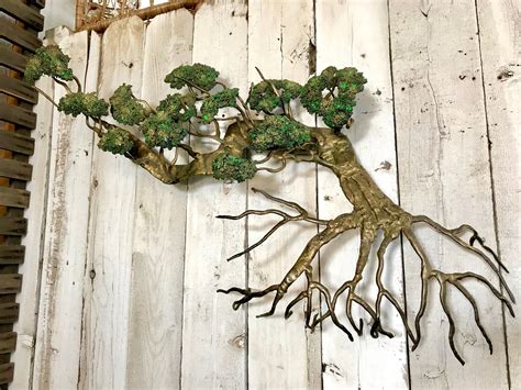 Bronze Tree Sculpture, Hand Sculpted Bronze Tree Wall Sculpture, 36"x ...