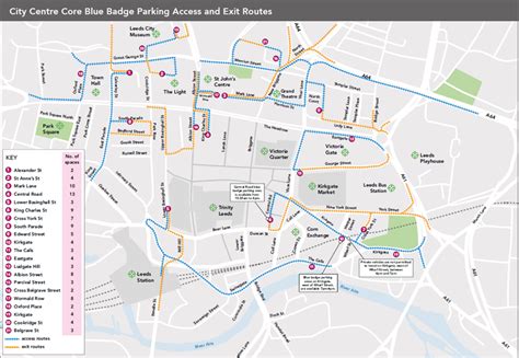 New maps help motorists navigate Leeds city centre and find disabled parking bays