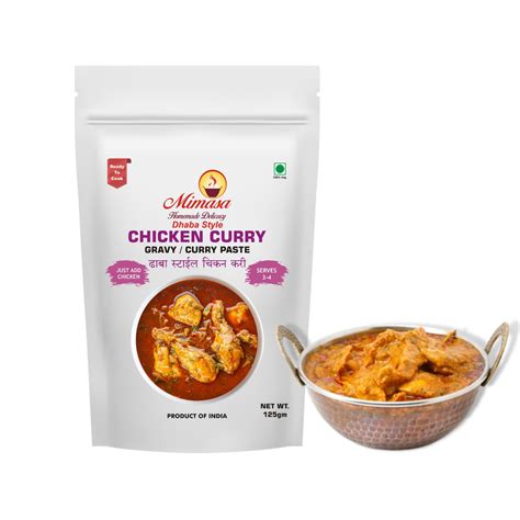 Buy Chicken Curry/Gravy Paste Online in India – Mimasa Foods